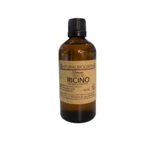 Naturalbiogreen Olio Base di Ricino ad uso cosmetico in bottiglia di vetro 100 ml