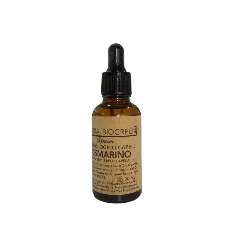 Naturalbiogreen Siero Biologico per Capelli al Rosmarino 30 ml
